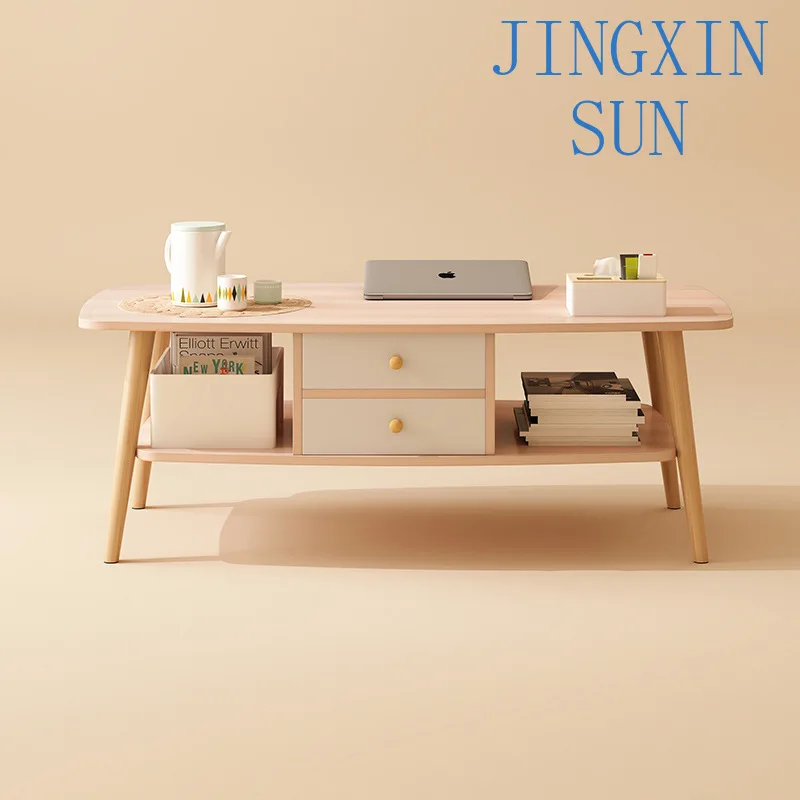 apartment, simple living room, Japanese-style small coffee table, rental house bedroom, tea table coffee table table batch