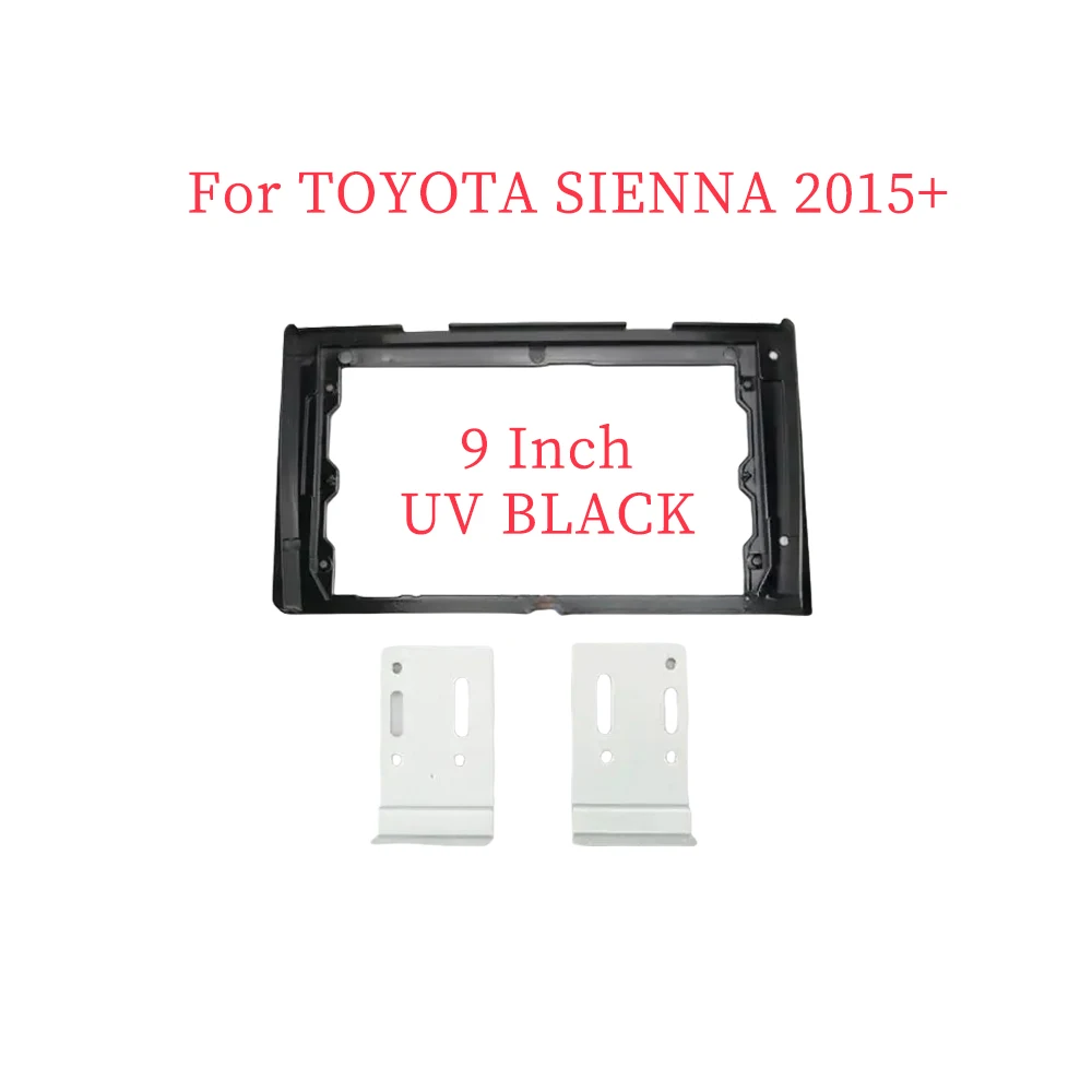

9 Inch Car Fascia Radio Panel for TOYOTA SIENNA 2015+ Dash Kit Install Facia Console Bezel Adapter