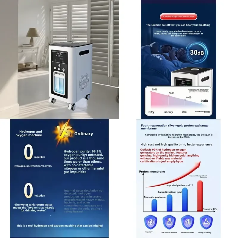 

Generator Machine 1500ML PEM Water Electrolysis Ionizer for Home and Travel