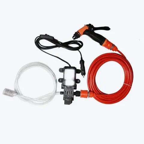 ZZ-Car Wash 12V Car Washer Gun Pump High Pressure Cleaner Car Care Portable Washing Machine Electric Cleaning Auto Device