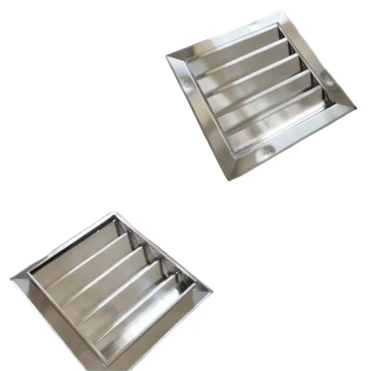 

201/304 6/8/10/12inch Stainless Steel Square Vent Grille Exterior Wall Exhaust Vent Exhaust Ventilation Window Ventilation Cover