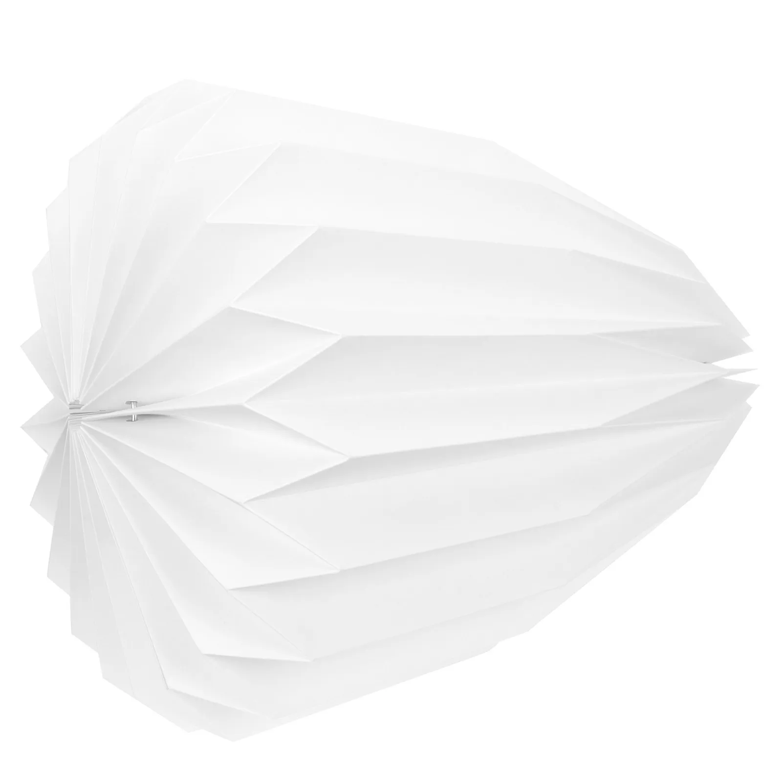 Origami Paper Lamp Shade White Round Foldable Pendant Lampshade Modern Ceiling Light Cover Decorative Paper Lantern for Home