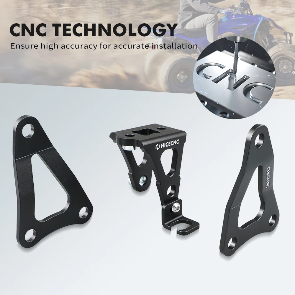NICECNC pour support de montage moteur YAMAHA YFZ450R 2009-2024 YFZ450R SE 2015-2024 YFZ450X 2010-2011 YFZ450 résistance à la rouille VTT