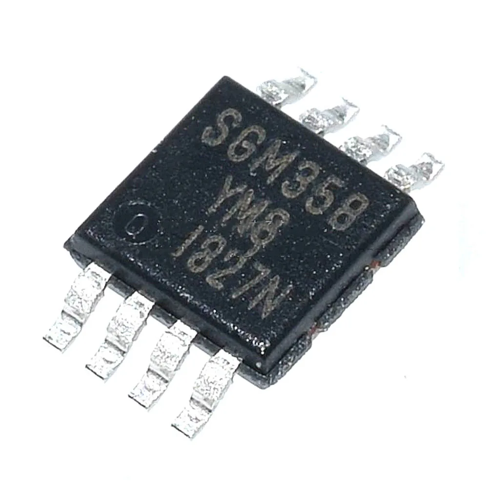 10Pcs SGM358YMS/TR MSOP-8 Rail-To-Rail CMOS Operational Amplifier Chip Original