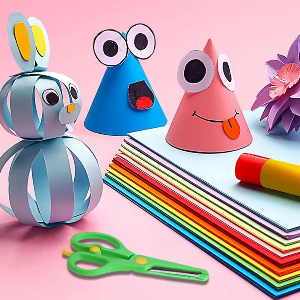 50 Pcs 250 G Cardstock Papers Multicolor Wide Application Versatile Smooth Cardstock Papers For DIY Cards Crafts Invitations