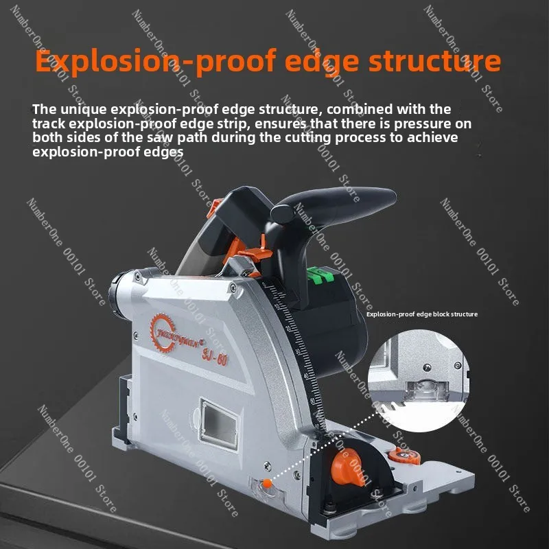 Saw source track saw SJ60 gypsum board ceiling opening board special multi-slot knife dust saw can be equipped with 110V