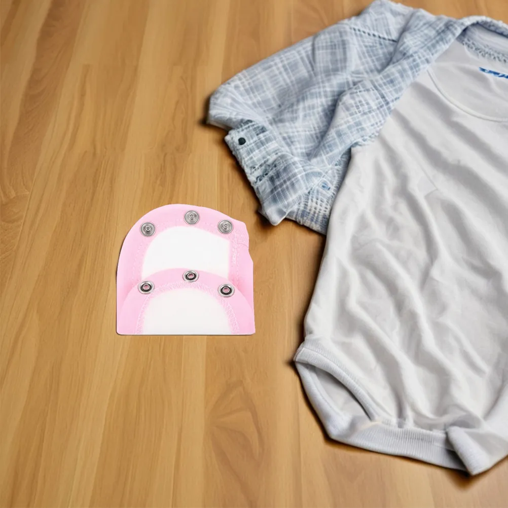 Baby Bodysuit Extender 4 Pack Cotton Snap Romper Lengthener for Newborn Infant Toddler Diaper Changes