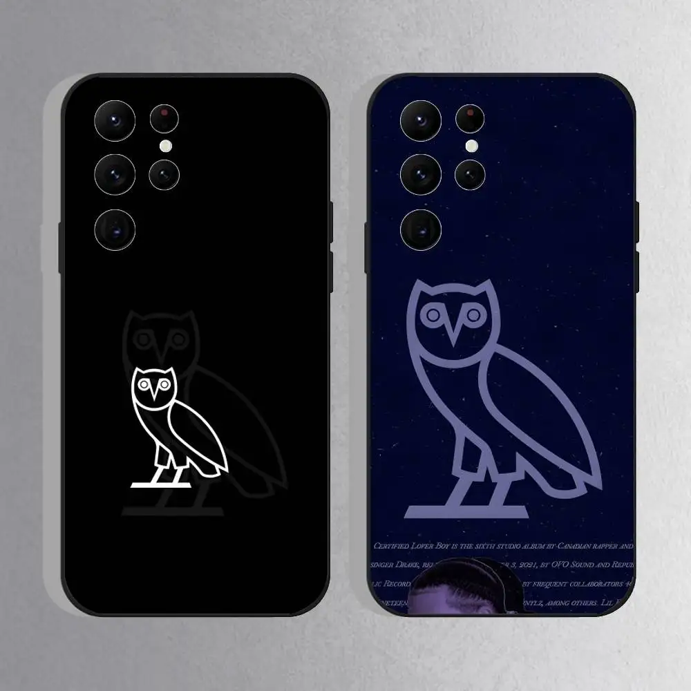 D-Drake O-OvO OWLS  Phone Case For Samsung S10,S21,FE,S21 ,S26,S25,S24,S23,Ultra,S9,S22,Plus Black Shell Cover