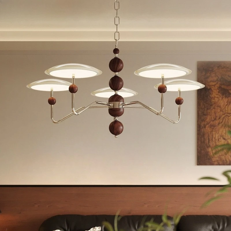 

French living room chandelier medieval star track flying saucer hall main light high-end atmospheric Puri eye protection