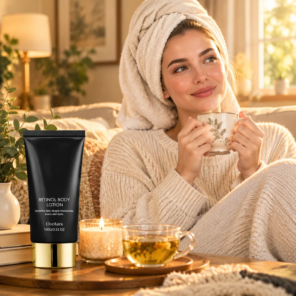New Retinol Body Moisturiser For Man Women Improving Dark Skin Bleaching Soothe Irritated Skin Collagen Lightening Care Creams