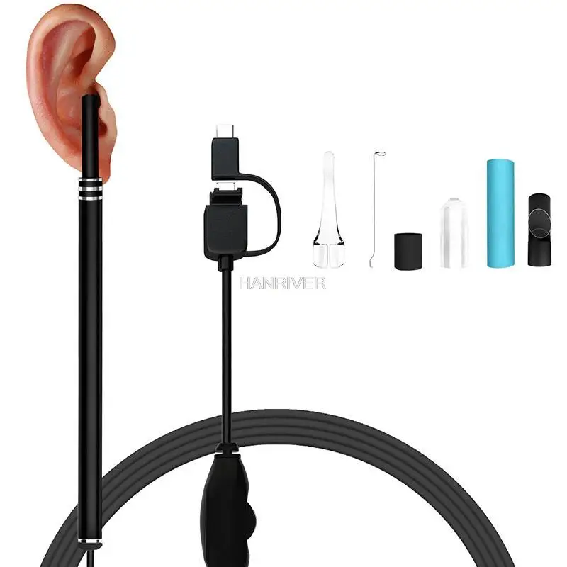 5.5mm high-definition visual otoscope ear pick artifact Luminous ear pick visual ear pick endoscope visual ear pick