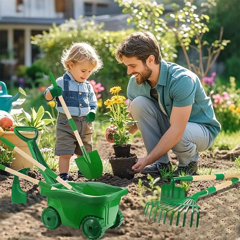 Beach Shovel Catch the Sea Gardening Toys Garden Shovel Rake Children's Gardening Tool Set