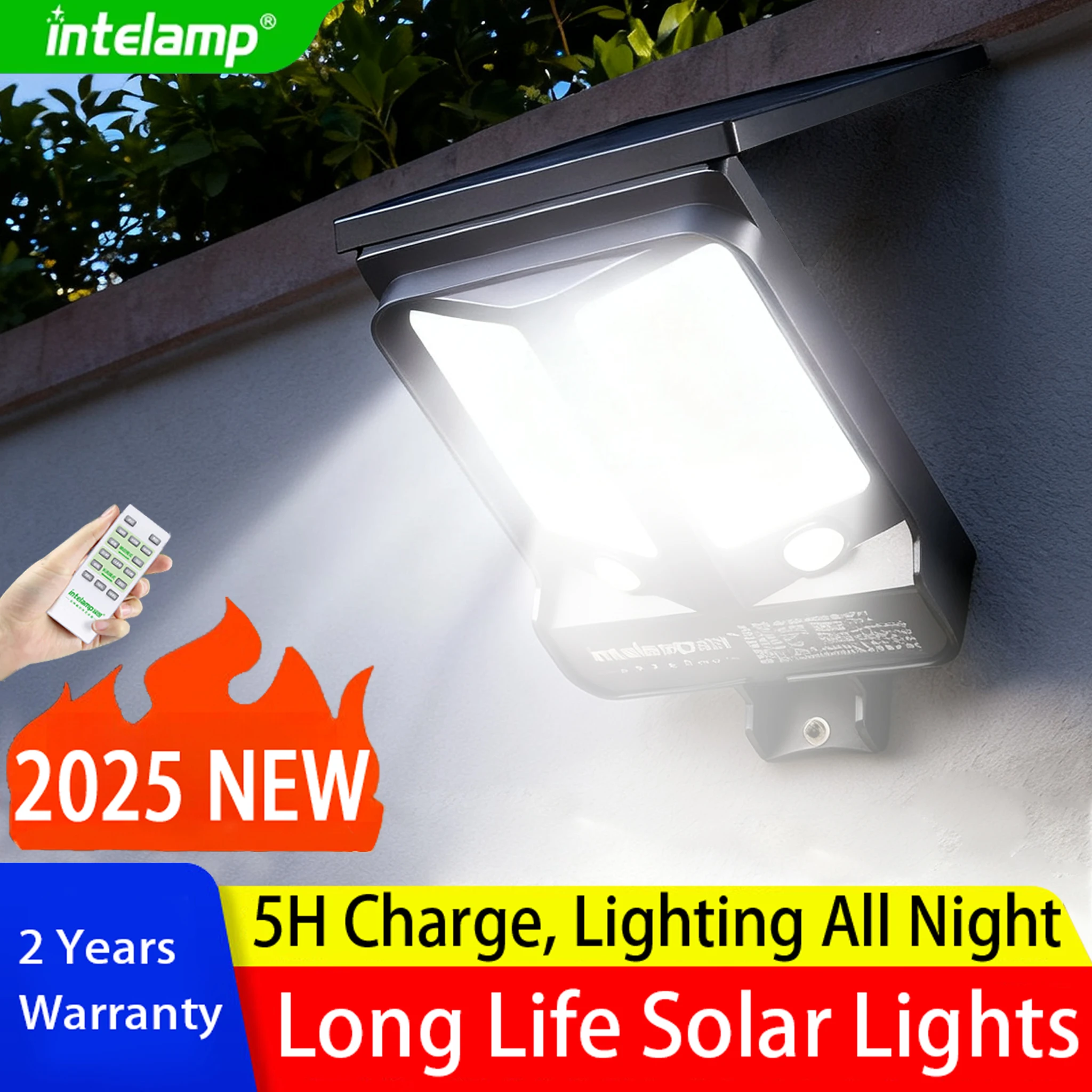 Powerful Outdoor Motion Sensor Waterproof External Solar Lamp 1200LM Solar Led Light Sunlight Outdoor Garden Street Wall Lamp