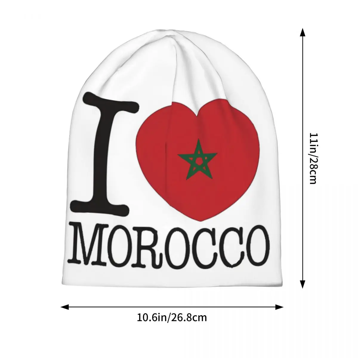 Morocco Flag Autumn Spring Hats Hip Hop Thin Hat Bonnet Special Skullies Beanies Caps Men Women's Earmuffs