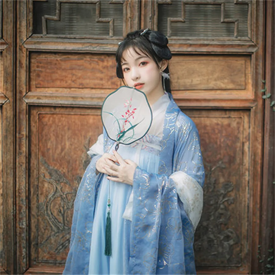 

Plus Size 3 Piece Set Women Hanfu Chinese Ancient Tradition Dress Hanfu Fantasia Carnival Cosplay Womens Fairy Costume for Lady