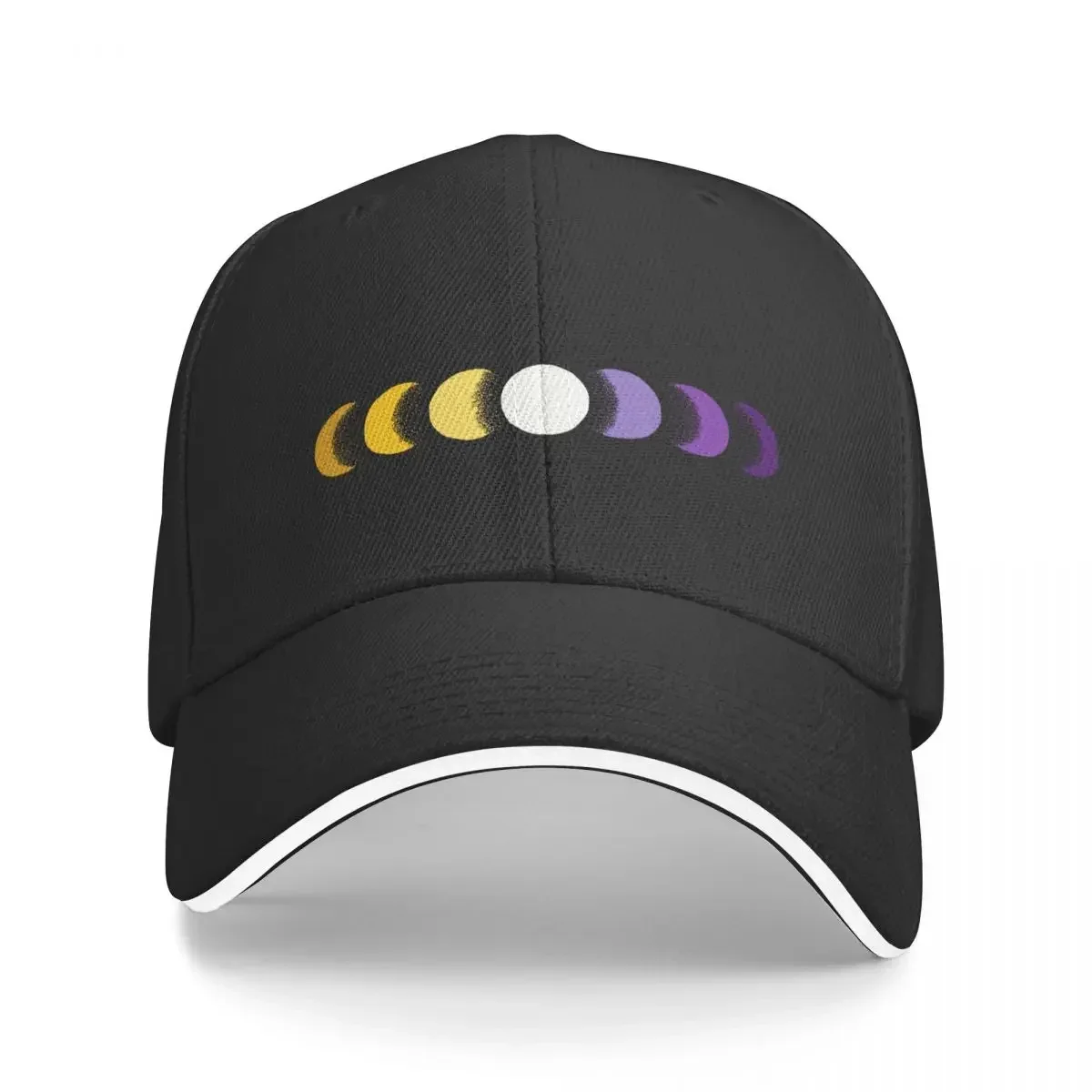 nonbinary moon phases Baseball Cap Rugby Sports Cap Icon Golf Hat Man Women's Hats Men's