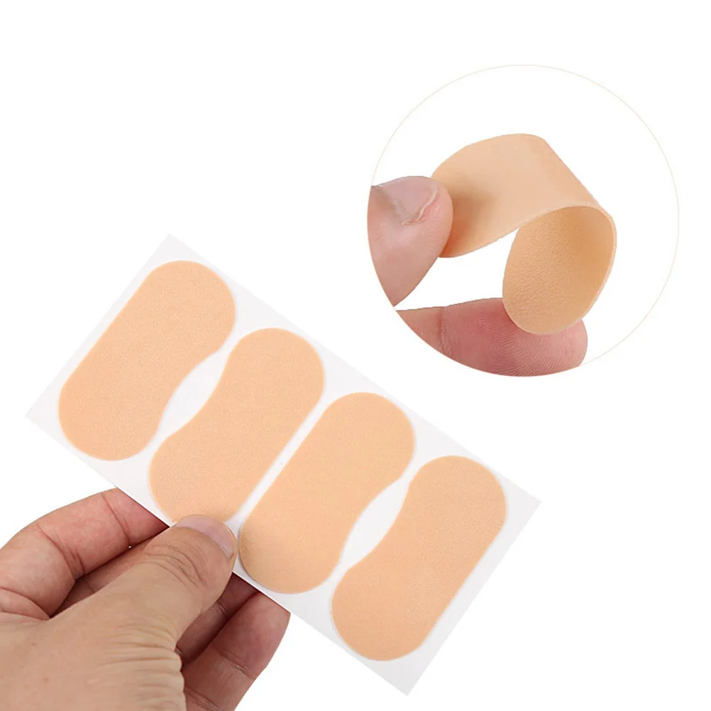 

5pcs Thickened Pe Heel Pads Pain Relief Abrasion Resistant Cushion Insoles Foot Care Sticker For High Heels Shoes Insert