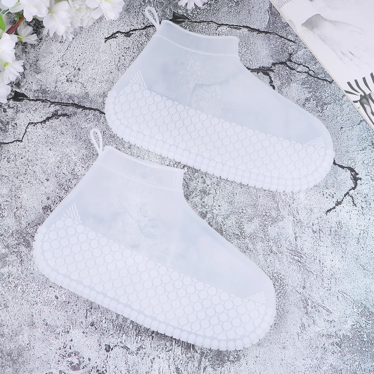 

Waterproof Rain Boot Cover Shoes Boots Waterproofing Covers Protection for Reusable Anti Skid Emulsion Child