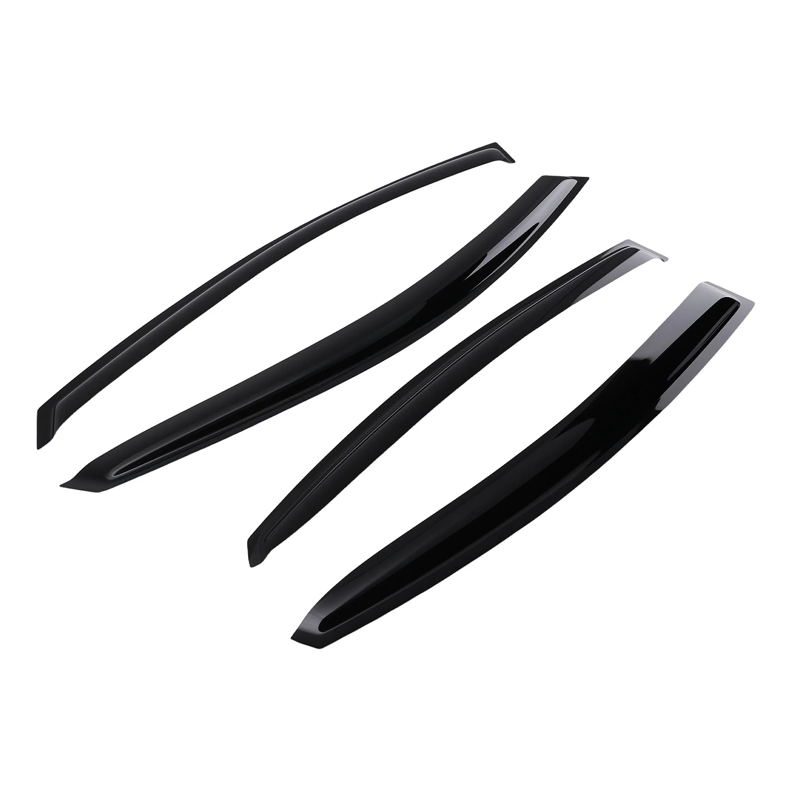 

Дефлекторы окон (ветровики) для Hyundai Accent 2011-2017, внешние, черные