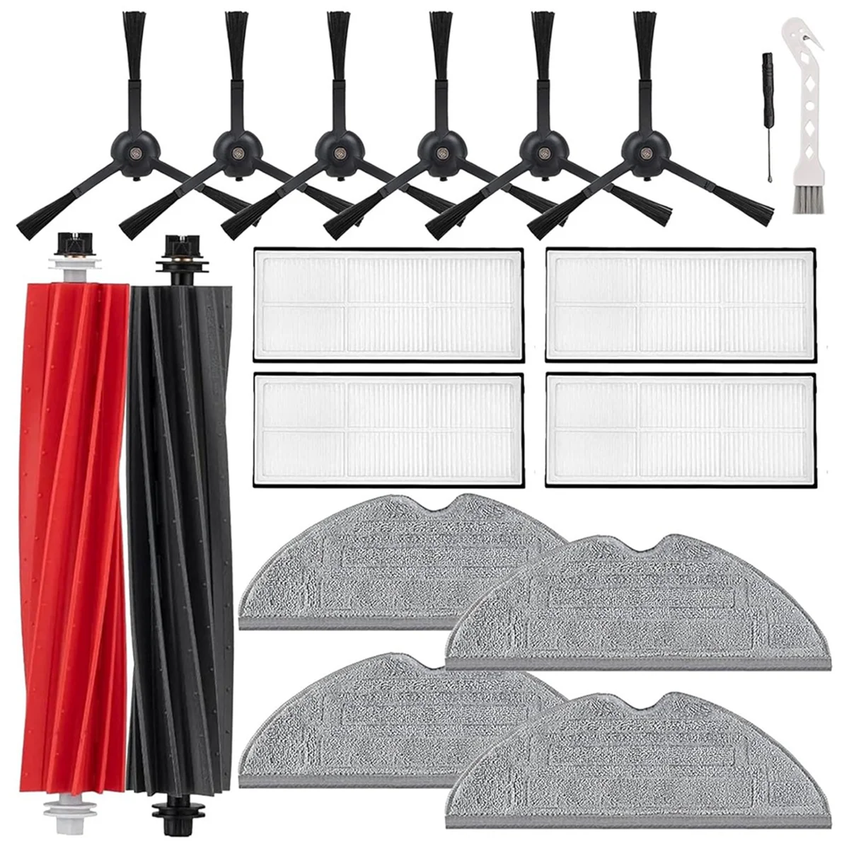 Roborock-ロボット掃除機,メインブラシ,HEPAフィルター,モップクロス,アクセサリーパッド,s8,s8,pro,ultra