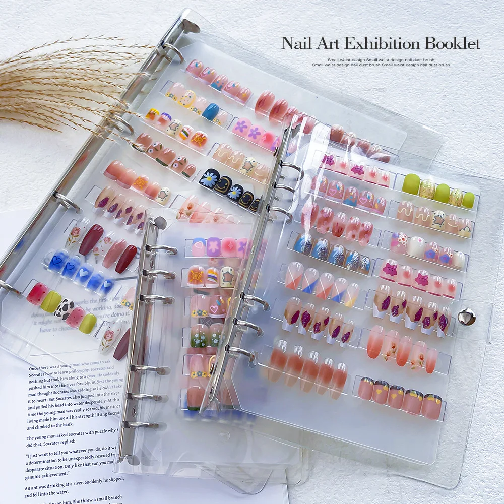 Nail Art Storage Exhibition Album Editor DIY Simple Nail Art Storage Tool  Nail Display Nail Organizers Storage Nail Art Tools