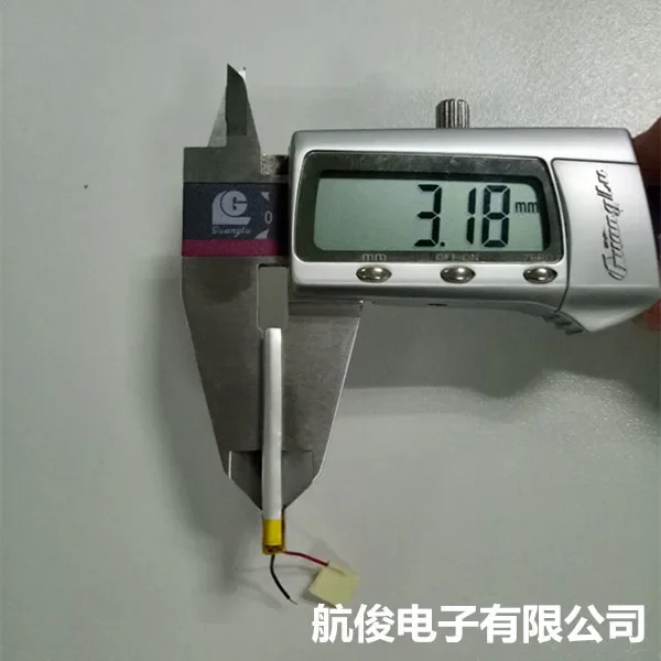 Заводская полимерная литиевая батарея 3,7 В 321033   0,3 мАч