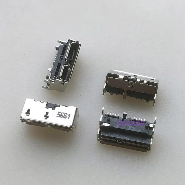 2 SZTUKI złącza żeńskiego Micro USB 3.0 do złącza Western Digital Samsung Toshiba Mobile Hard Disk Interface Connector H5.2 mm