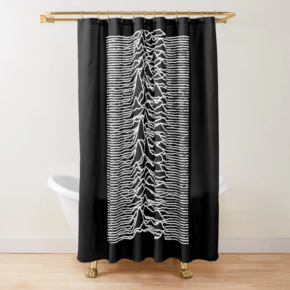 Unknown Pleasures Classic Shower Curtain Shower Set For Bathroom For The Bathroom Cute Shower Curtain