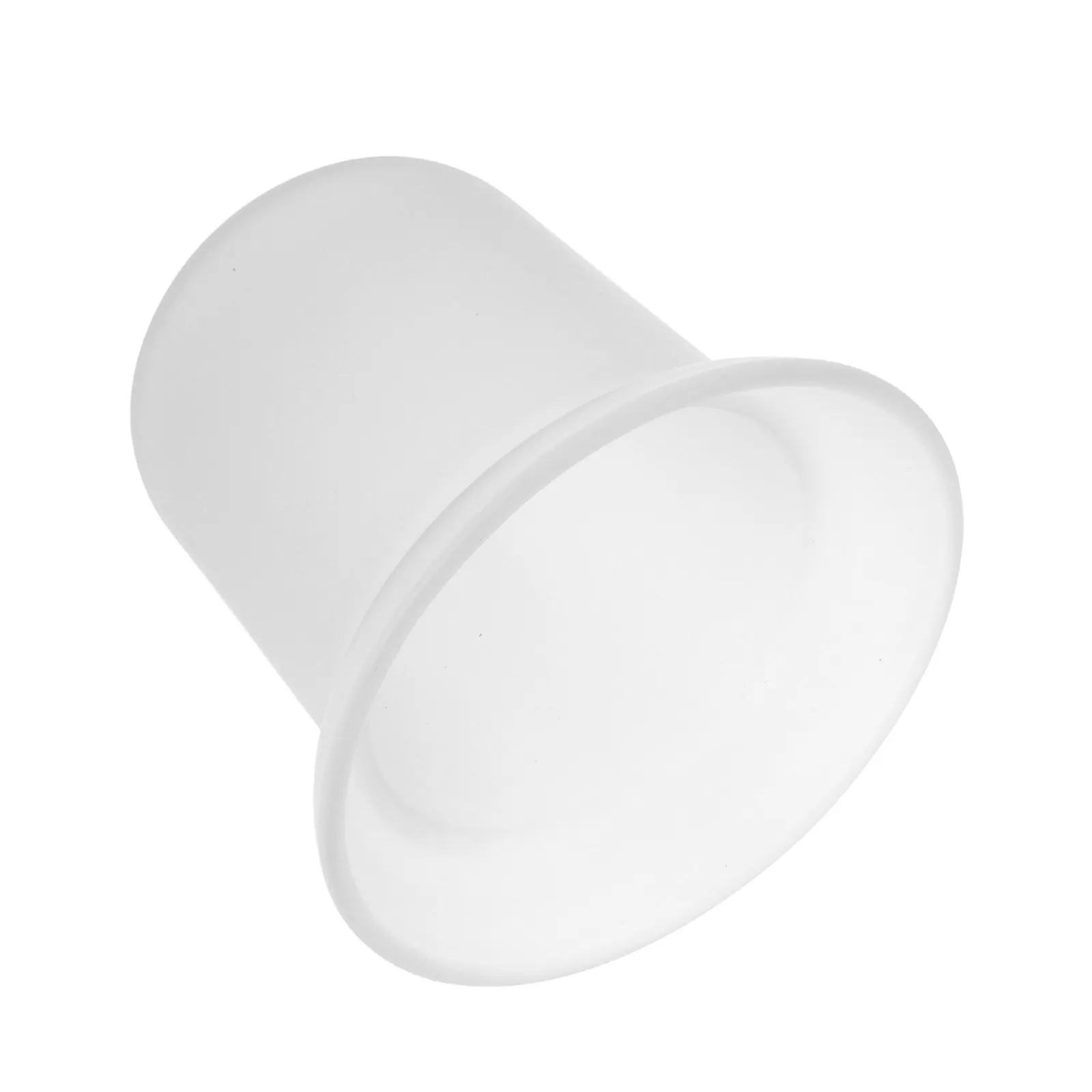 Toilet Brush Holder Frosted Glass Base Sturdy Household Bathroom Cleaning Brush Container for Toilet Scrubber Rack