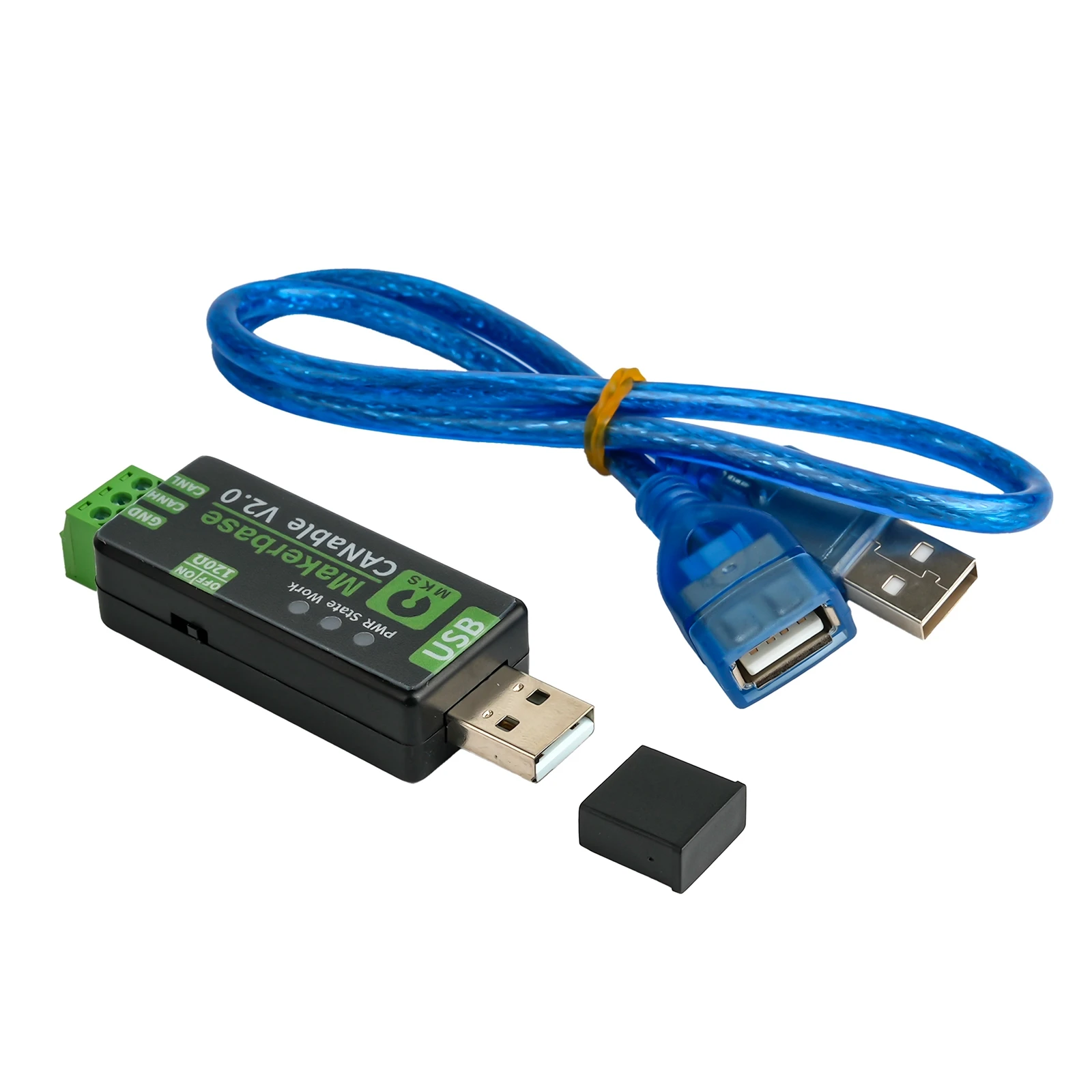 USB to CAN Adapter Board Module CANable V2.0 S MKS CZN Bus Analyzer Shell Protection Case Box Cover Parts Set for PC