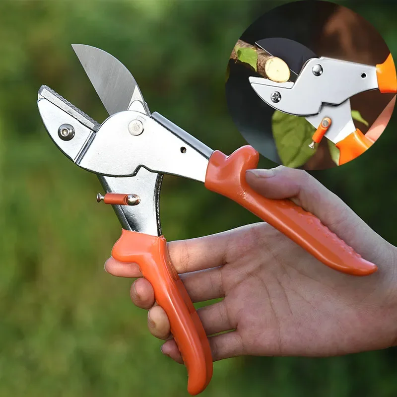 1 Pcs SK5 Steel Pruning Shears Garden Pruner Scissors Fruit Trees Gardening Powerful Secateurs Hand Tools Garden Accessories