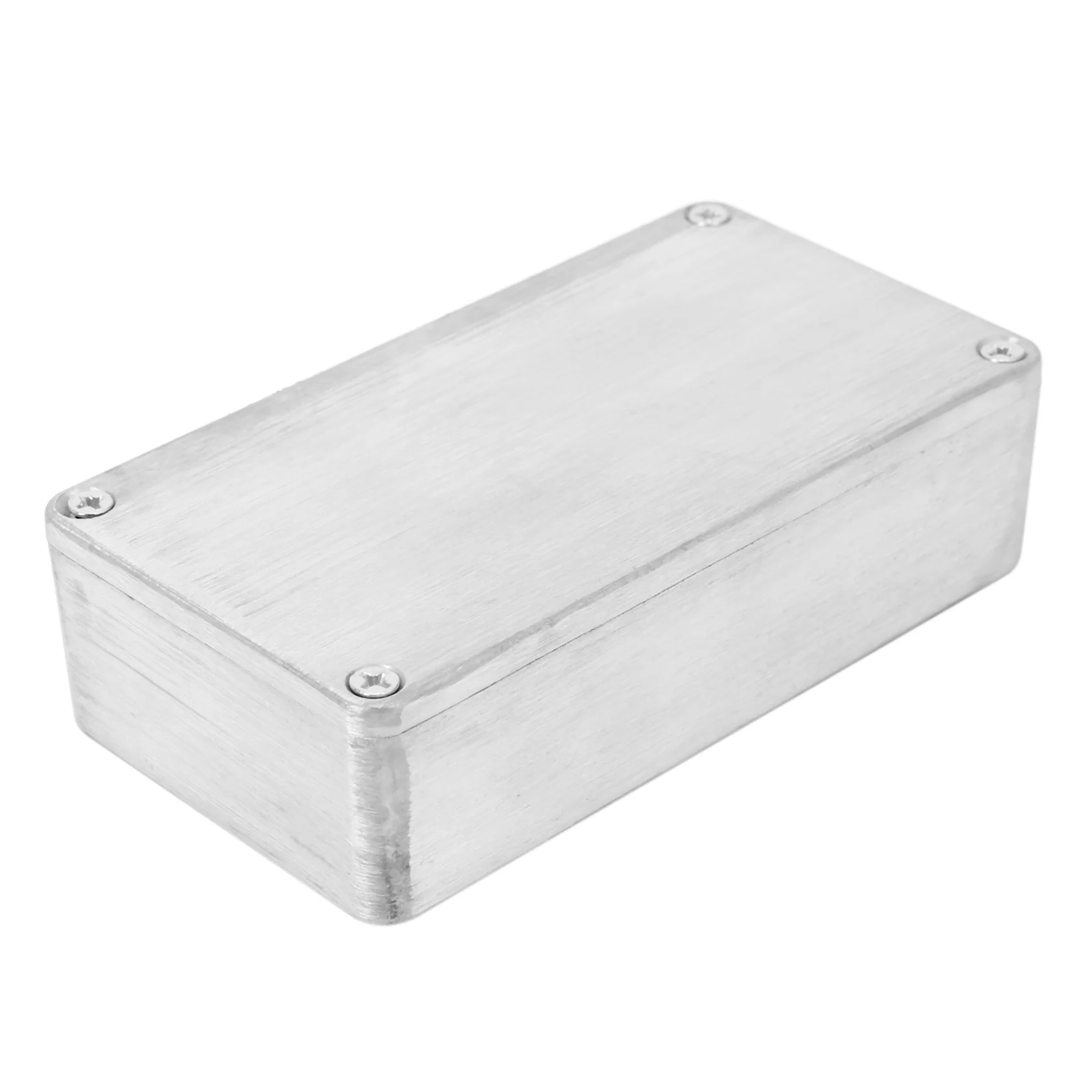 HOES-10 Pcs Guitar Effects Pedal Aluminum Stomp Box Enclosure For DIY Guitar Pedal Kit 1590B