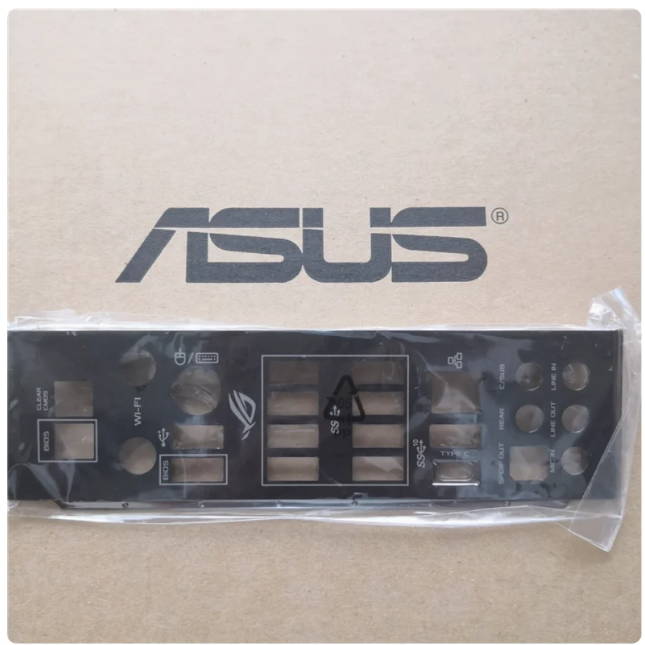 Plaque arrière de bouclier d'e/s IO, plaques arrière, support Blende en acier inoxydable pour ASUS ROG CROSSHAIR VII HERO (WIFI)