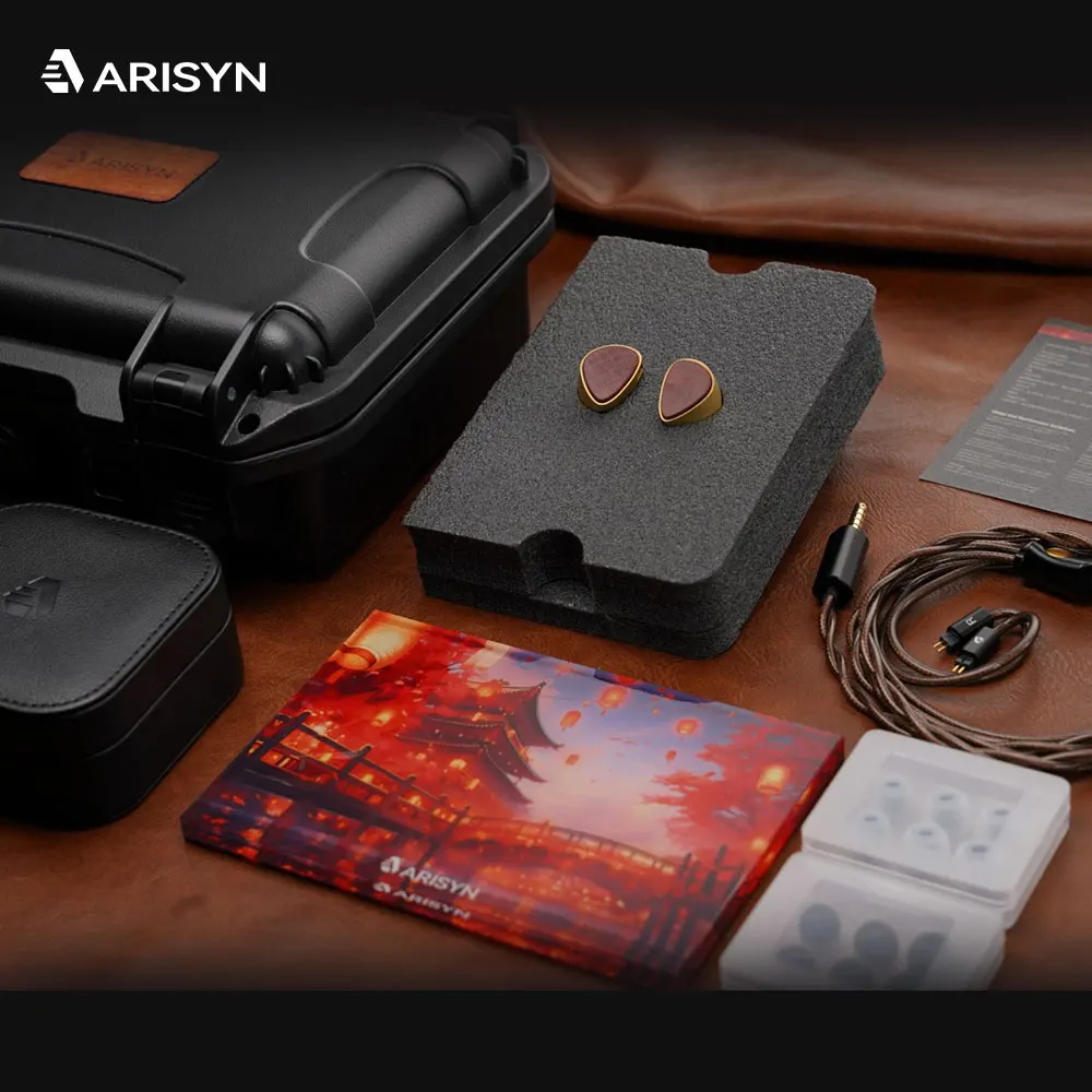 New ARISYN HUO SHU CU Earphone 10mm LCP Composite Diaphragm Dynamic Driver With 4.4mm Balanced Plug For HiFi Headphone Cable view 6