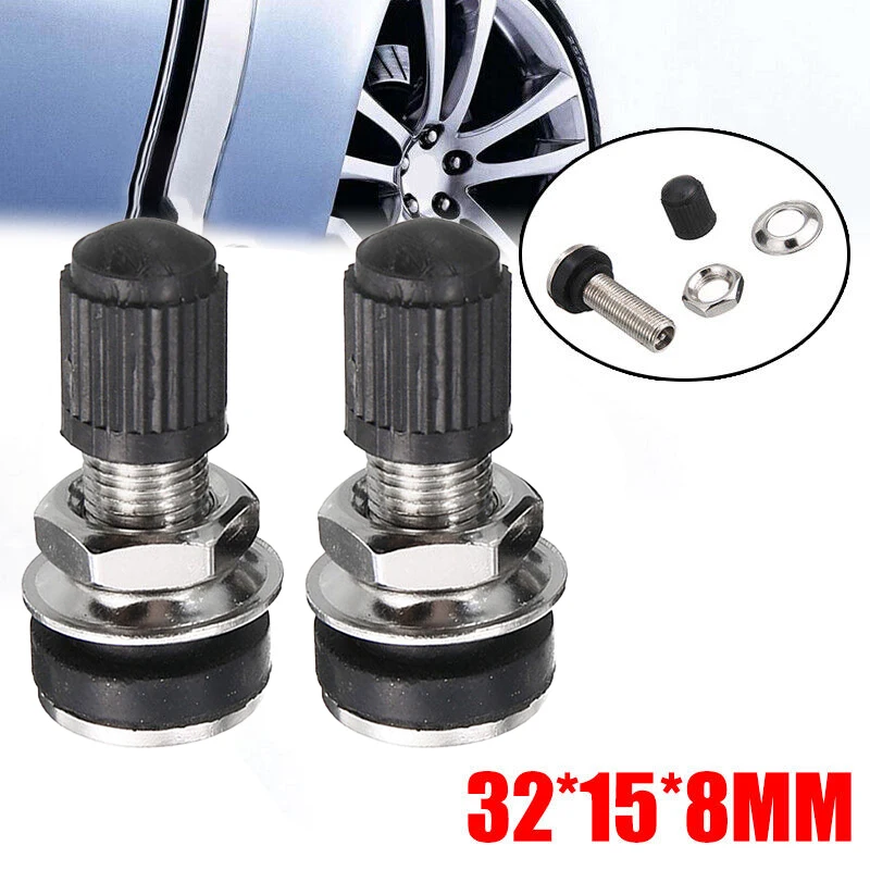 

New Practical Valve Gas Nozzle Tyre Vacuum Tire Vehicle 2pcs/set Accessories Bolt In Stem Compressed Copper Valve