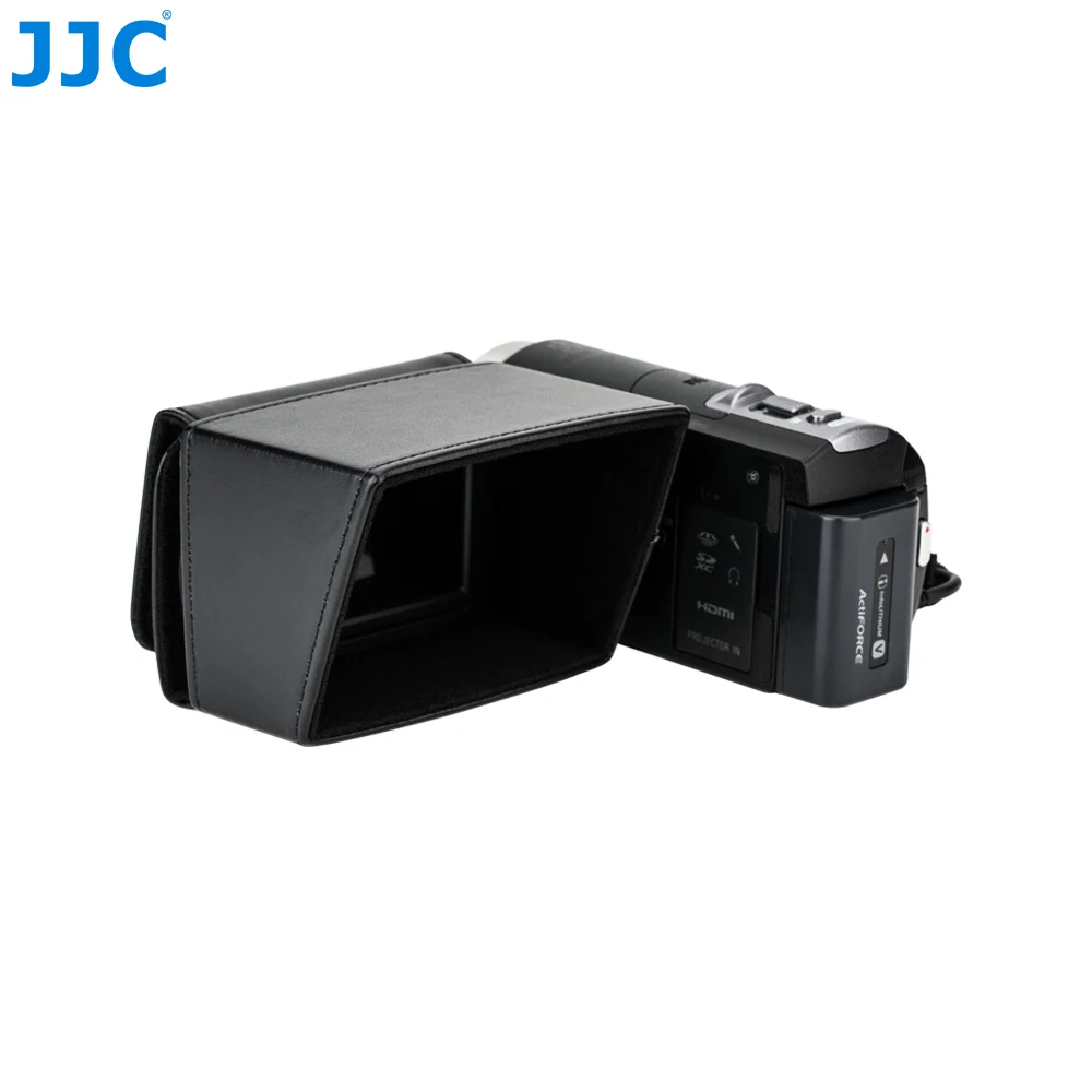 Jjc 3.5 ''Camcorder Lcd-scherm Hood Zonnekap 90X60Mm Zonnescherm Lcd Zoeker Vizier Voor Sony Canon fujifilm Panasonic Camcorders