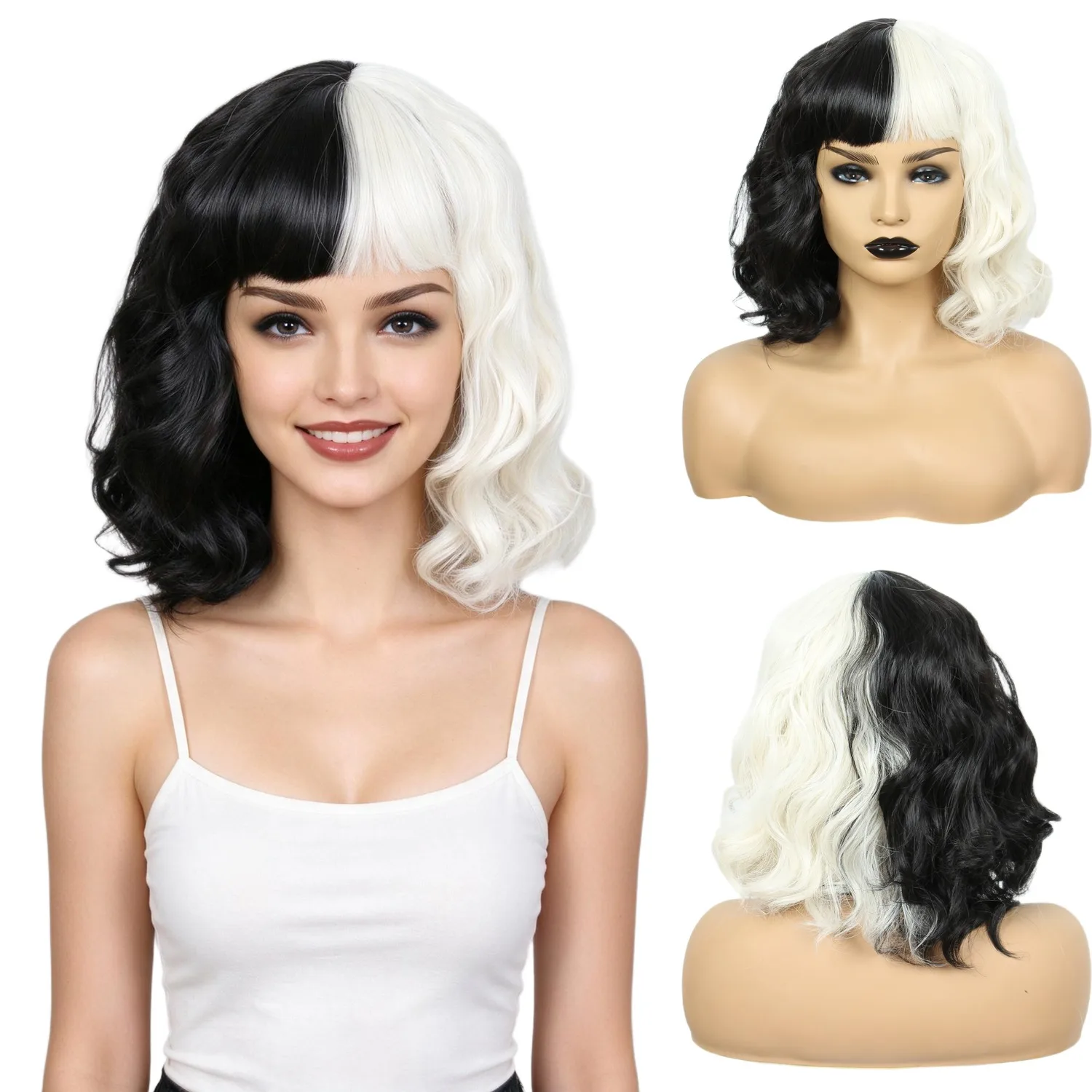 peruca-bob-ondulada-meia-branca-meia-preta-com-franja-para-fantasia-de-halloween-e-cosplay