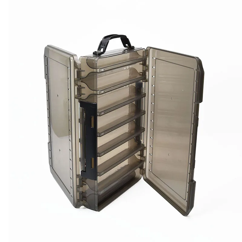 Double Sided Tackle Box Box Fishing Gear Accessory Storage Box Fishing Bait Box Mino Hard Bait Pencil Squid Fake Bait Box
