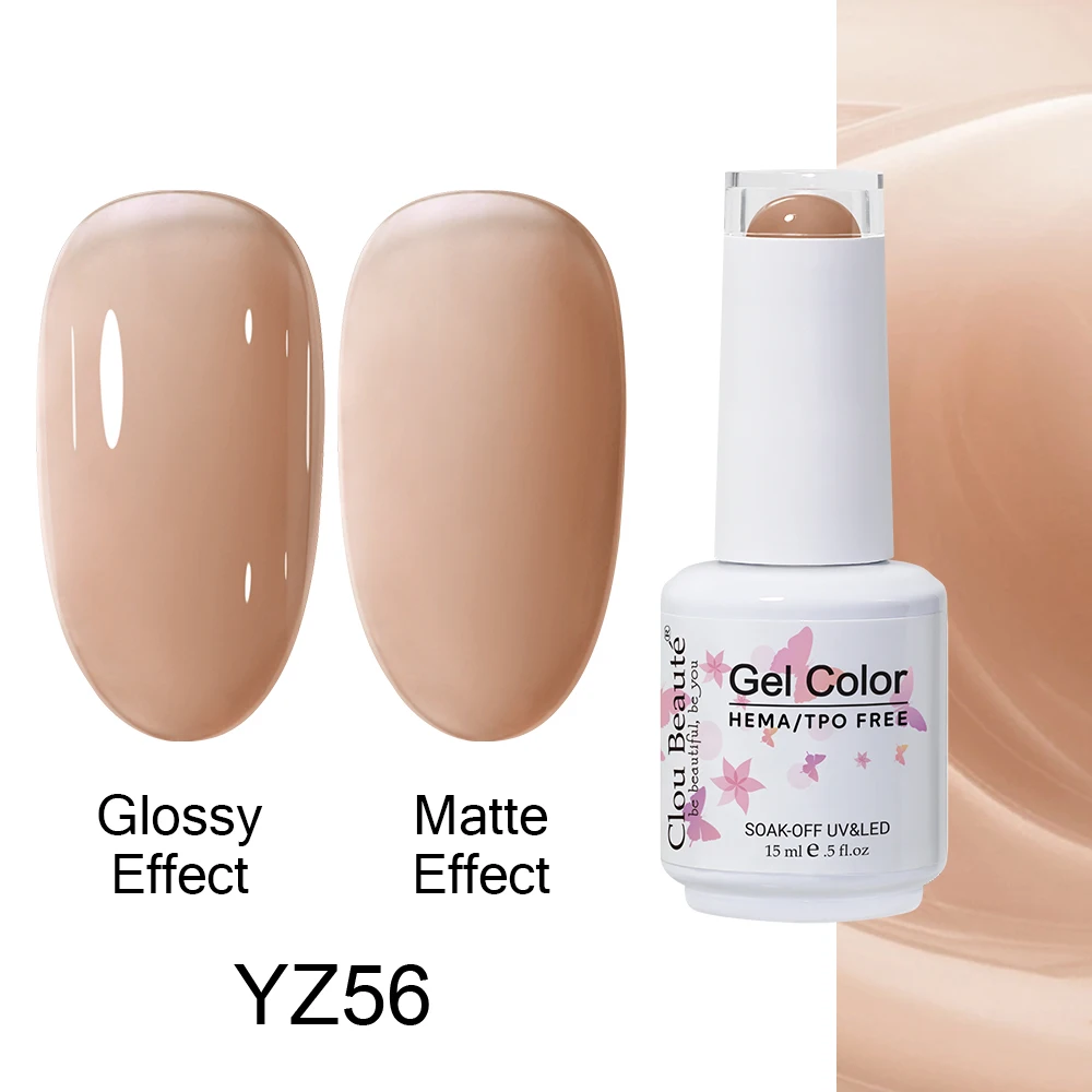 Clou Beaute Gel Nagellak Neon Bruin Koningsblauw Rood Groen Pastal Naakt Nail Art Vernissen Gel Lak Top Coat UV Gel Nail