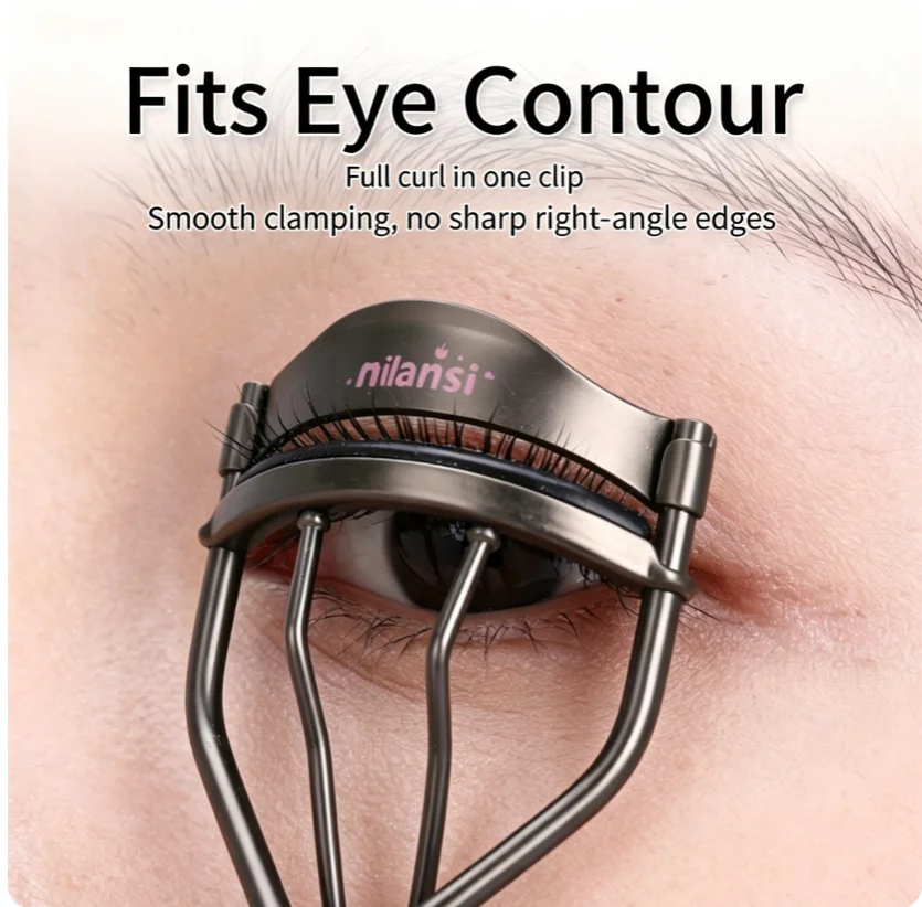 Makeup Artist Recommended High-Quality Sunflower-Style Eyelash Curler for Natural Curling And Long-Lasting Hold