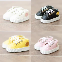 White OB11 Dolls Sneaker Shoes With Shoelace Obitsu11 Casual Shoes, Accessories Toys Suitable for GSC Dod Body, 1/12 BJD Dolls