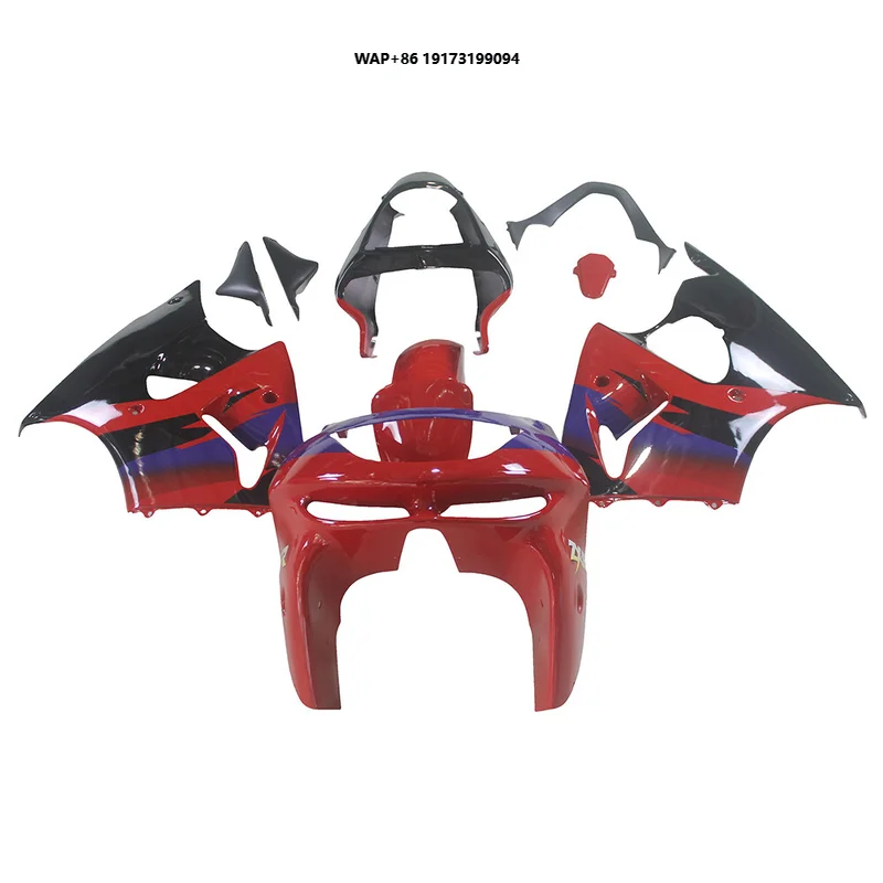 

ABS Plastic Red Fairing Kit Fit for Ninja ZX6R 636 1998 1999 ZX-6R 98