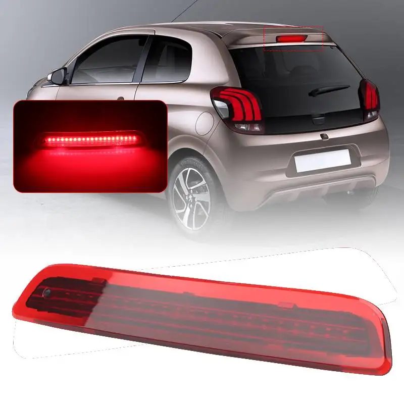 

Car Third Brake Lamp High Mounted Brake Light Red Signal Warning Light For Peugeot 108 Citroen C1 Mk2 Aygo 2014-2021 B000878980