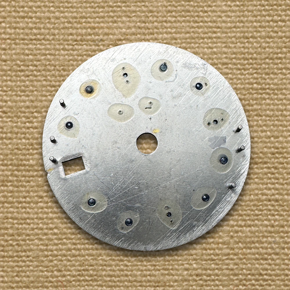 Alta qualidade 29mm gmt s logotipo mostrador japonês adequado para movimento nh34 acessórios de modificação de relógio luminoso verde