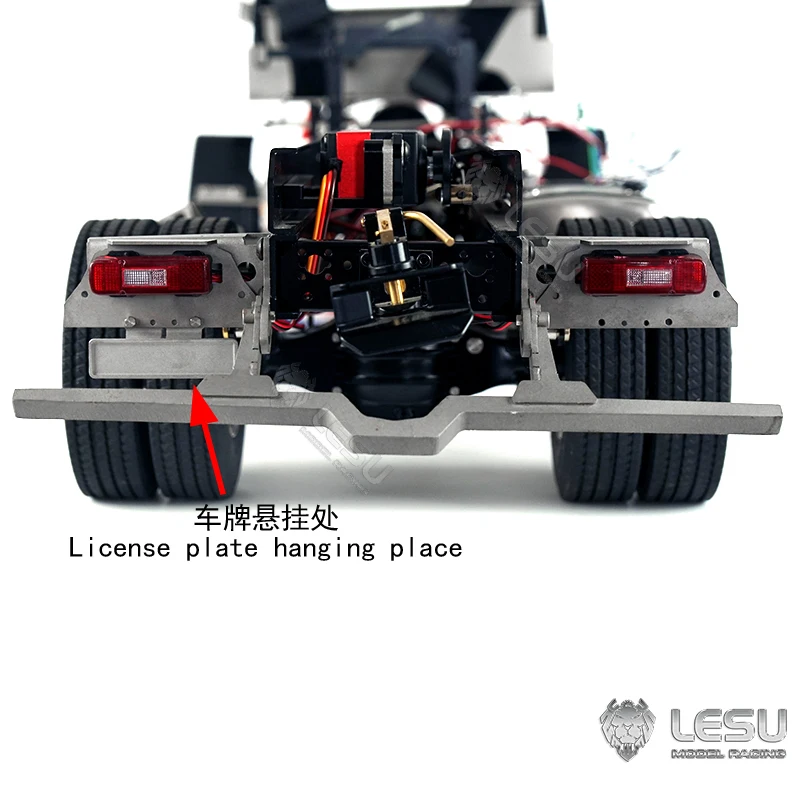 Plastic Taillight Led For 1/14 LESU RC Flatbed Tractor Truck Tamiyay Model Outdoor Toys TH19609