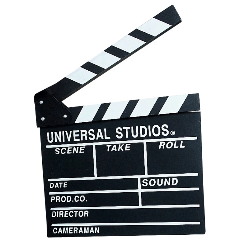 

20cm Director Video Scene Clapper Board Tv Film Clapper Movie Director Accessories Photo Studio Kits announcement