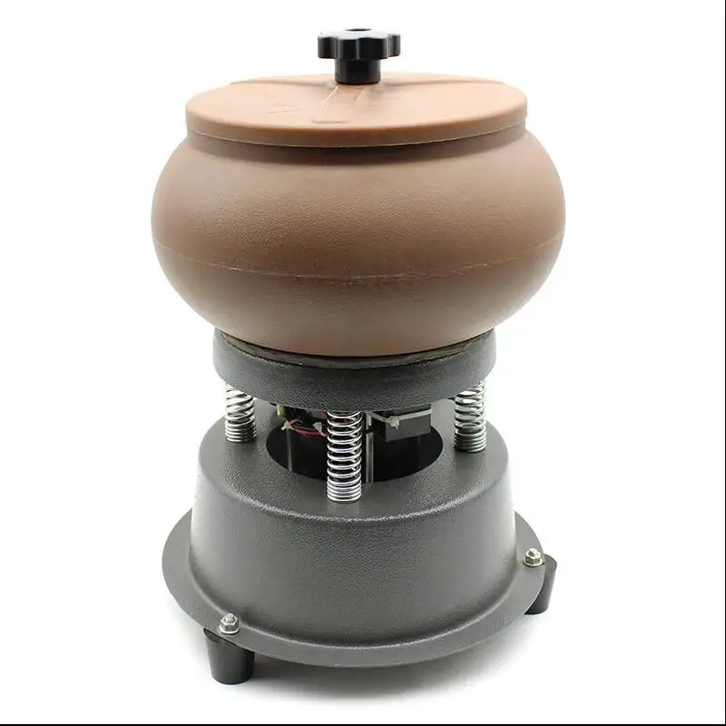 

5L Vibratory Tumbler, Jewelry vibration polishing bucket burnishing grinding rock Polishing drum Machine, Jewelry Making Tool