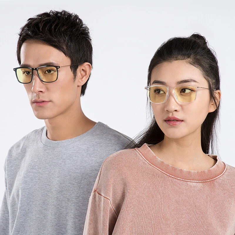 Xiaomi Mijia 83% الضوء الأزرق حجب مكافحة الأشعة الزرقاء نظارات برو خفيفة المضادة للأشعة فوق البنفسجية نظارات للألعاب الكمبيوتر الهاتف حماية العين