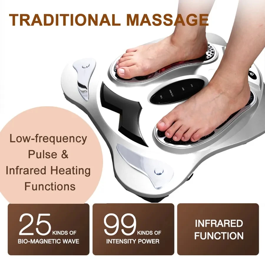 Home Foot Massager Intelligent Foot Spa Massage Machine Promote Blood Circulator Deep Relaxation Relieve Fatigue for Body Care