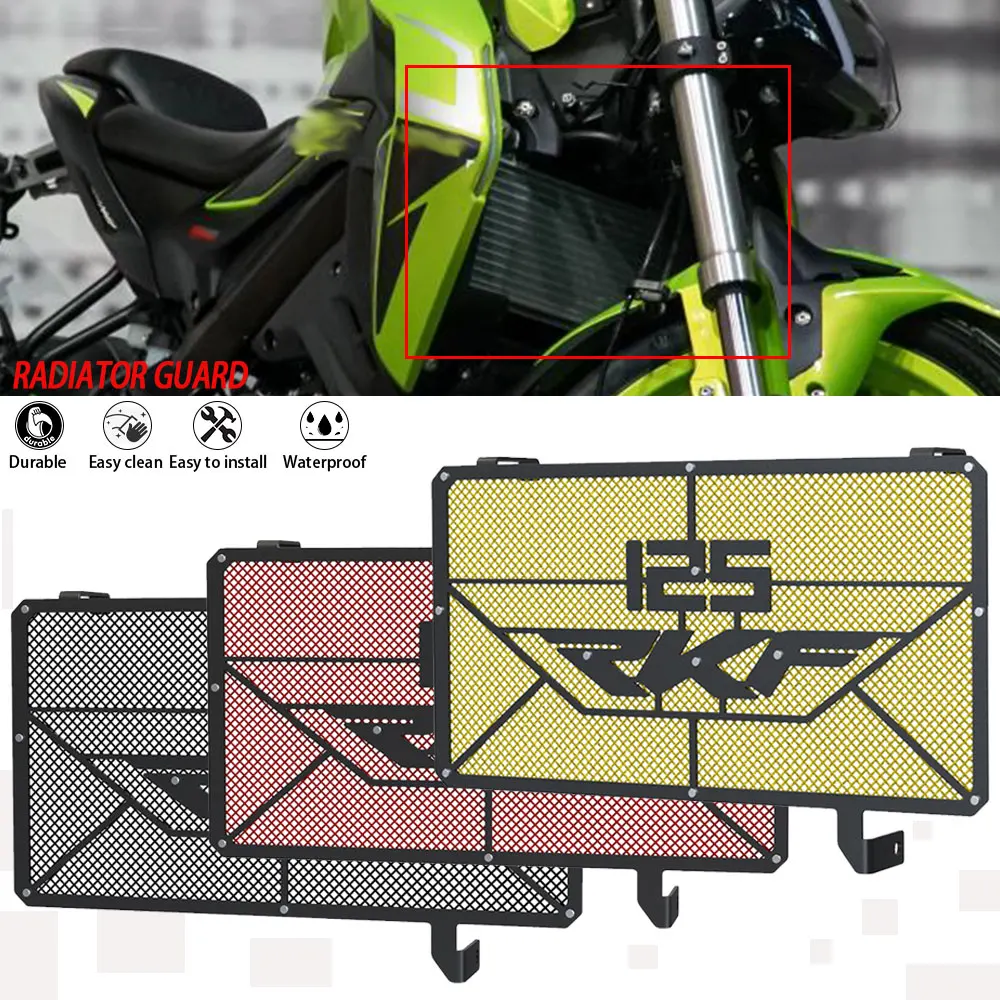 

FOR KEEWAY Keeway RKF125 RKF 125 RKF-125 Radiator Grille Guard Cooler Cooling Cover Protector Protection Motorcycle Accessories